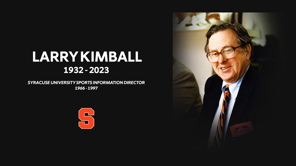 Longtime Syracuse SID Larry Kimball passes away